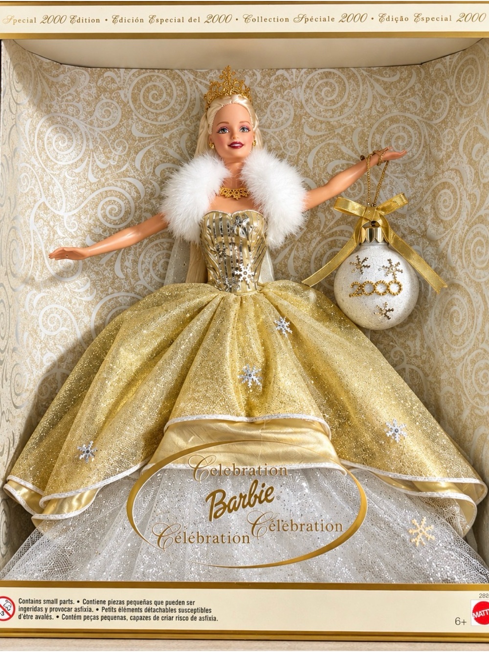 Barbie Gold and White Celebration Party Doll by Barbie